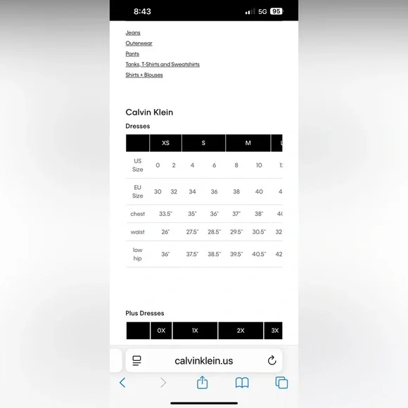 Calvin Klein Red Dress with Gold Zipper Details Sz Medium - Picture 6 of 7